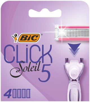 Bic Ženske britvice Click Soleil 5, 4 kosi