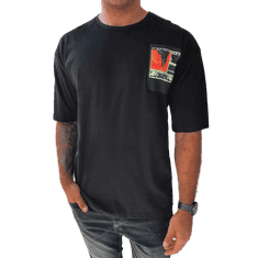 Dstreet Moška majica s potiskom PICTURE črna rx5304 M