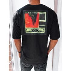 Dstreet Moška majica s potiskom PICTURE črna rx5304 M