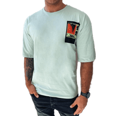 Dstreet Moška majica s potiskom PICTURE mint rx5305 L