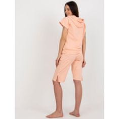BERRAK Ženska bombažna pižama s kratkimi hlačami NICOLETA breskova BR-PI-9186_398781 XL
