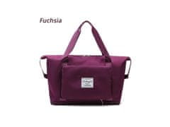 Alum online Zložljiva potovalka z velikim prostorom za shranjevanje - bordo