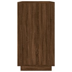 Vidaxl Komoda rjav hrast 80x34x75 cm inženirski les