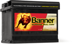 Banner Running Bull AGM akumulator, 60 Ah, (D+), 12 V