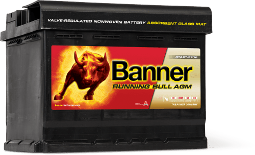 Banner Running Bull AGM akumulator, 60 Ah, (D+), 12 V