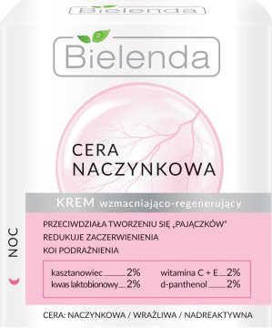 shumee Bielenda nočna krema za krepitev in regeneracijo kapilar 50 ml