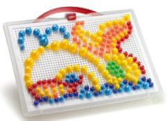 Quercetti Žebljički v kovčku, 280 kosov, 3 dimenzije