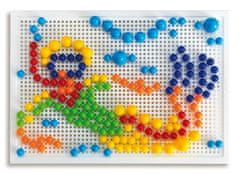 Quercetti Žebljički v kovčku, 280 kosov, 3 dimenzije