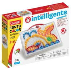 Quercetti Žebljički v kovčku, 280 kosov, 3 dimenzije