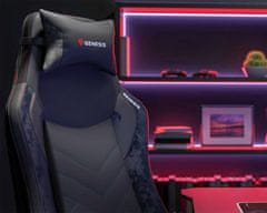 Genesis NITRO 890 G2 gaming stol, ergonomski, CareGLide kolesa, črna