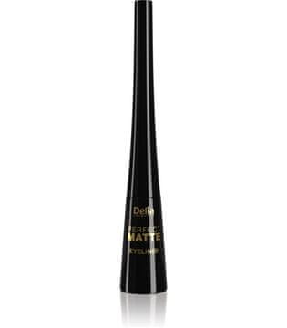 DELIA Tekoče črtalo za oči Delia Cosmetics Shape Master Perfect Matte - črno 4 ml