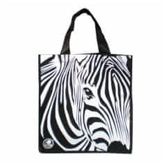 Zebra Tekstilna nakupovalna torba 34x36x22cm