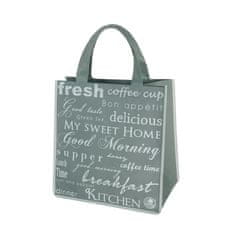 Tekstilna nakupovalna torba 34x36x22cm siva GOOD MORNING