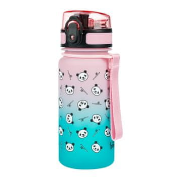 BAAGL Steklenička za pitje iz Tritana Gradient Panda, 350 ml