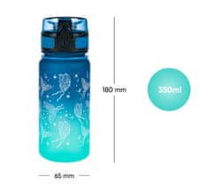 BAAGL Steklenička za pitje iz tritana Gradient Butterfly, 350 ml