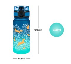 BAAGL Steklenička za pitje iz tritana Gradient Les, 350 ml