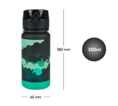 BAAGL Steklenička za pitje iz tritana Gradient Dragon, 350 ml