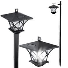 LUMILED Solarna vrtna svetilka LED v tleh RIBES 150cm