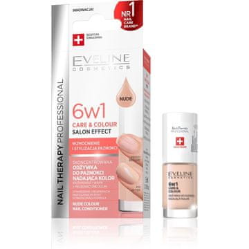 Eveline Eveline Nail Therapy 6-v-1 balzam za barvanje nohtov, TELOVA 5 ml