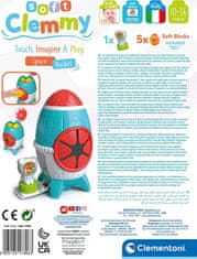 Clementoni Clemmy baby - senzorična raketa z bloki