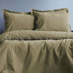 Issimo Ekskluzivna posteljnina iz popelína TONKA OLIVE 200x220 / 4*50x70