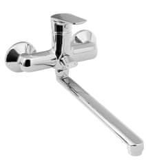 AQUALINE Kromirana stenska umivalniška/banjska baterija LOTTA, retro dizajn, serija KIRKÉ