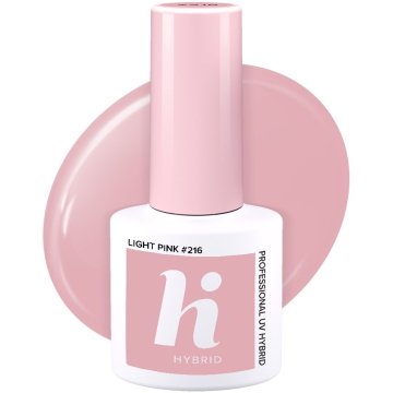 shumee Hibrid Unicorn hibridni lak za nohte št. 216 svetlo roza 5 ml