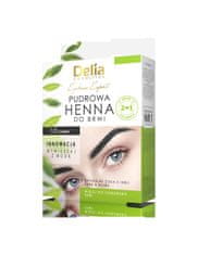 DELIA Henna puder za obrvi 1.0 črna vrečka 4g