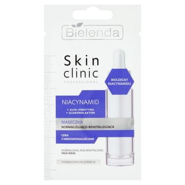 Bielenda Prof. Bielenda Skin Clinic Professional niacinamidna normalizirajoča in revitalizirajoča maska 8 g