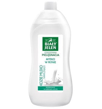 POLLENA Hipoalergeno tekoče milo Biały Jeleń Goat's Milk - polnilo 1L