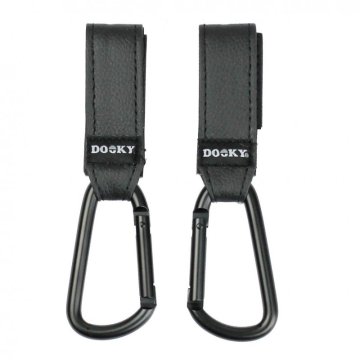 Dooky kljuke Buggy Hook SMALL 2ks Black