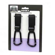 Dooky kljuke Buggy Hook SMALL 2ks Black