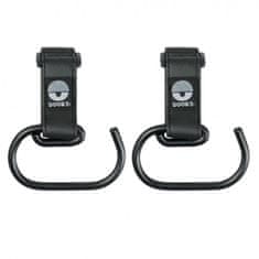 Dooky kljuke Buggy Hook LARGE 2ks Black