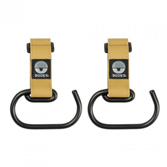 Dooky kljuke Buggy Hook LARGE 2ks Brown