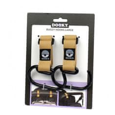 Dooky kljuke Buggy Hook LARGE 2ks Brown