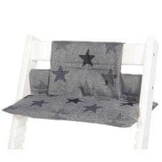 Dooky polnila stolov Seat Cushion Set Grey Stars