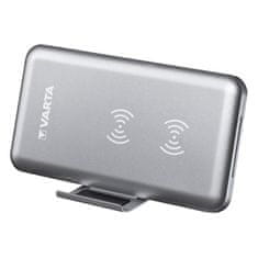 Northix Brezžični powerbank 2000 mAh - srebrna 