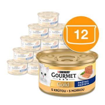 Gourmet GOLD puranja pašteta, 12x85 g