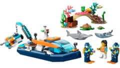 LEGO Mesto 60377 Izvidniški potapljači podmornice