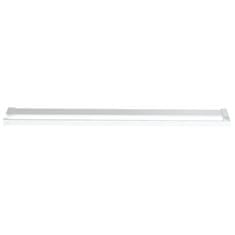 Vidaxl Pregrada za tuš s polico krom 100x195 cm ESG steklo in aluminij