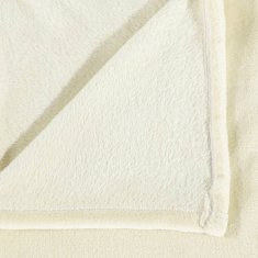 Vidaxl Odeja krem 200x240 cm poliester