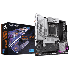 Gigabyte B760M Aorus Elite AX osnovna plošča, LGA1700, Micro ATX