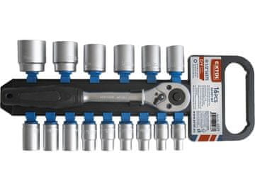 Extol Premium Vtičnice Extol Premium (6529), komplet 16 vtičnic, CrV