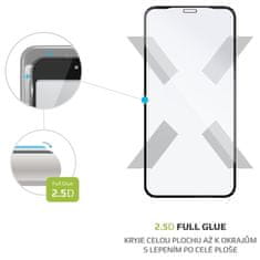 FIXED Kaljeno steklo Fixed Full-Cover za Apple iPhone XR/ 11 - črno