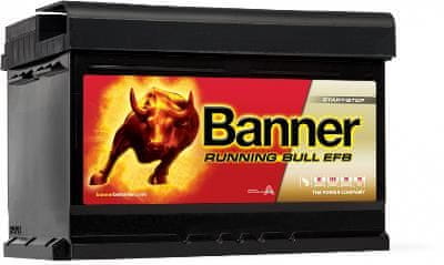 Banner Running Bull EFB akumulator, 65 Ah, (D+), 12 V