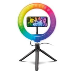 SBS selfie tripod z večbarvno LED lučko