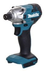 Makita Impactni ključ Makita DTD156Z, brezžičen, 155 N⋅m, turkizna barva, ergonomska oblika, LED osvetlitev, hitrosti prilagodljive.