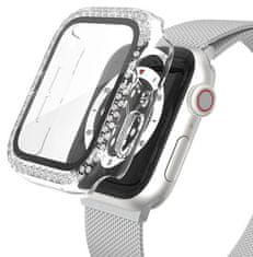 Brez skrbi Bling Bumper Case Apple Watch 41 mm, prozoren