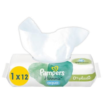 Pampers Harmonie Aqua vlažilni robčki, 10 kosov