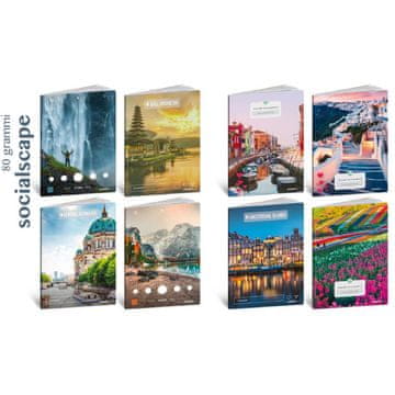 TomatShop Zvezek A4 Social Escape 10/1